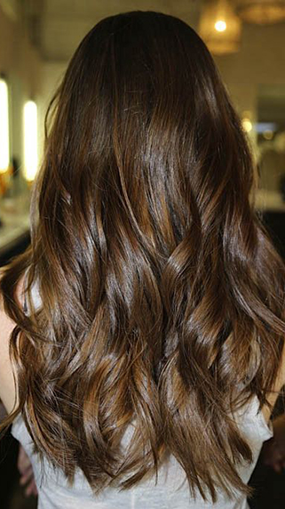 Chocolate Brown Hair Color With Highlights