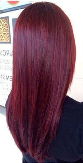 Plum Red Hair Color