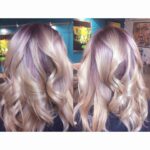 Purple Shadow Root Blonde