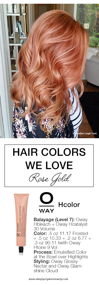 Trending Hair Colors This Week With Formulas Simply Organic