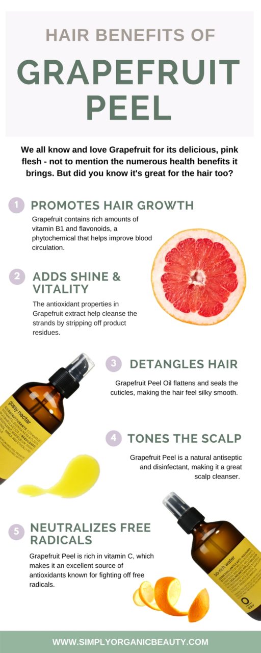 Grapefruit Peel Benefits: The Citrus Fruit for Healthy Hair - Simply  Organics