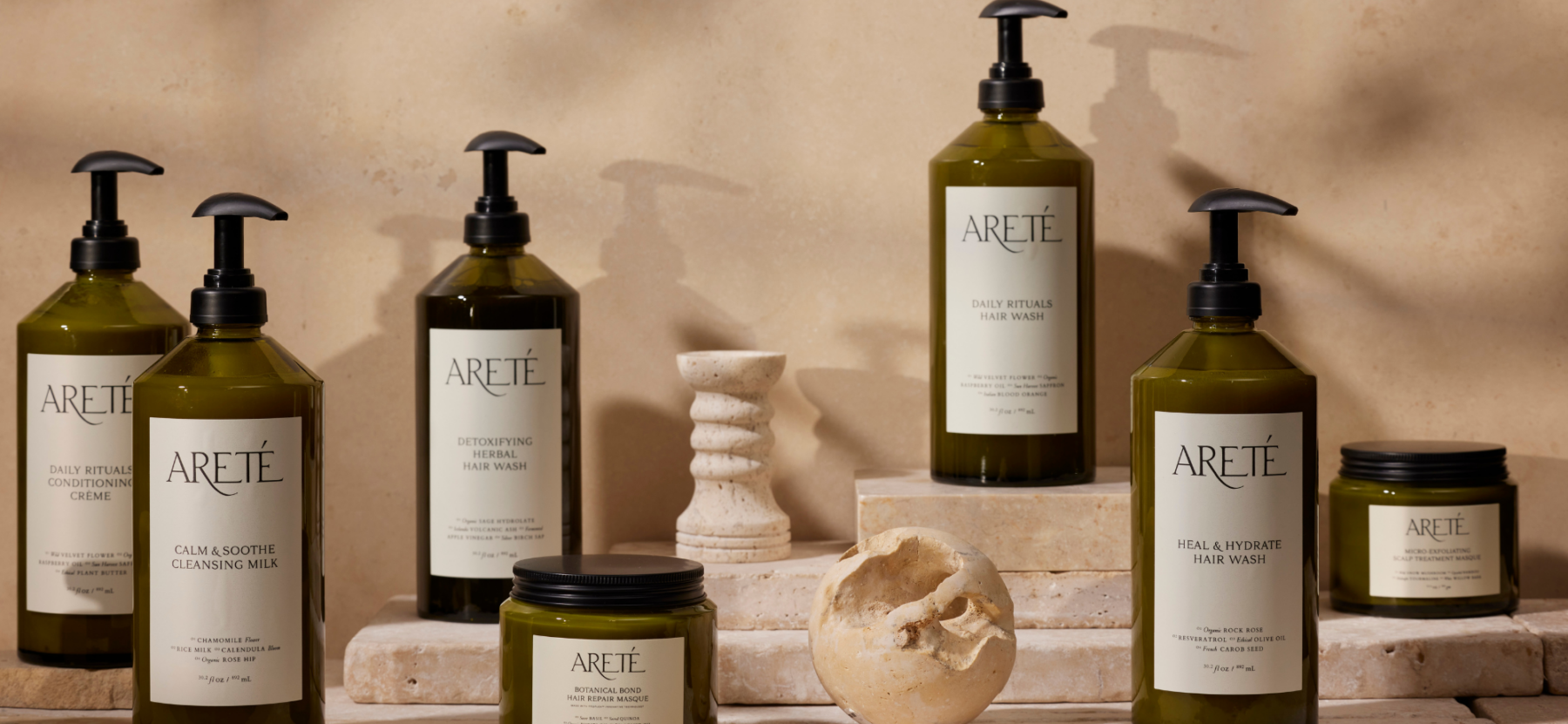 Arete Haircare WP Header